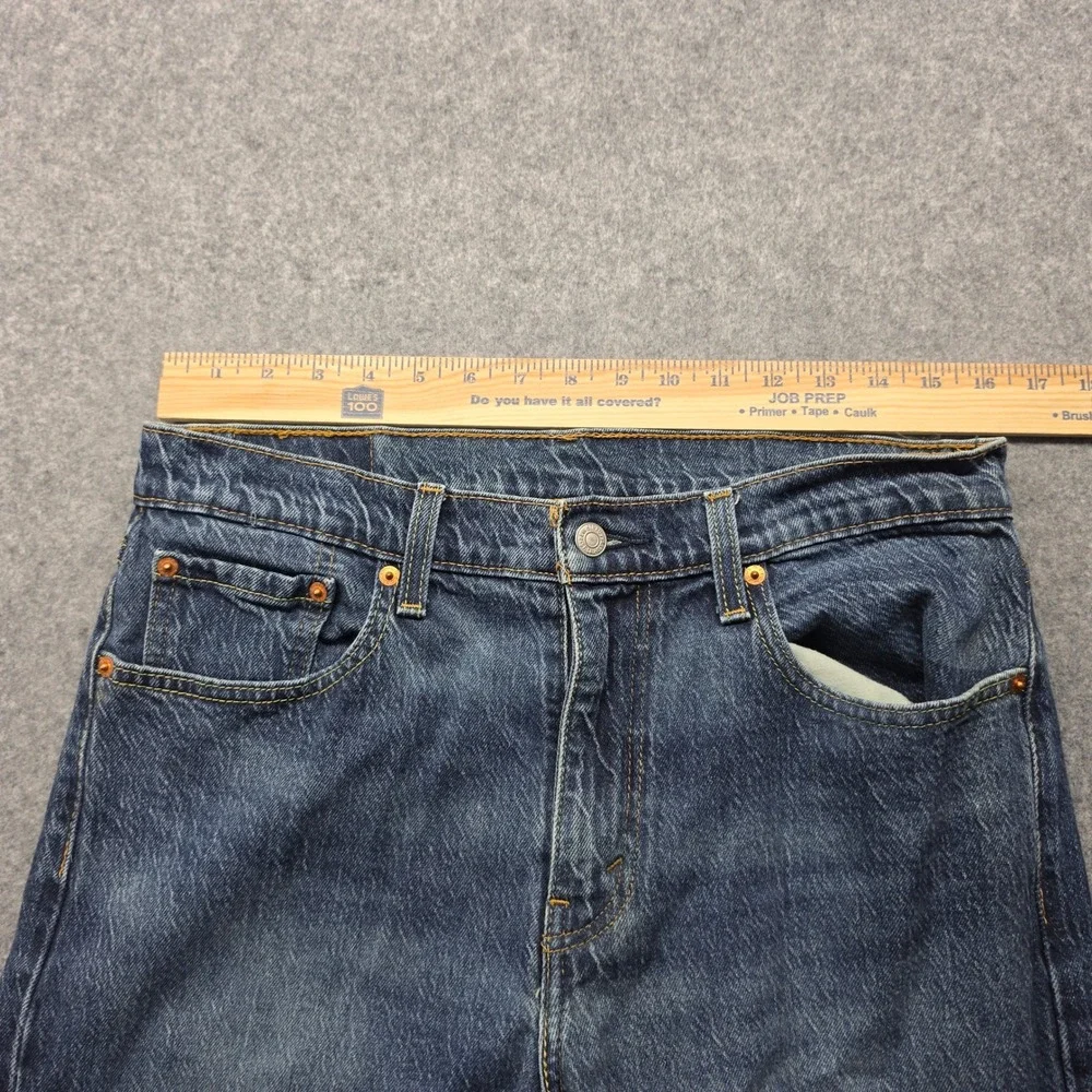 Levis 512 Slim Taper Mens Jeans 33x32 Medium Wash Blue Denim 28833-0008